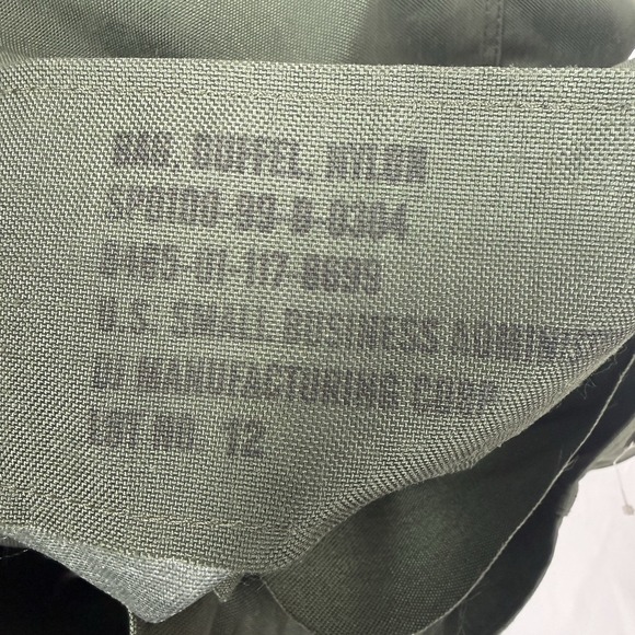 Genuine Military Duffel Bag Green Canvas Carry Backpack Army Duffel Vintage - Picture 2 of 7